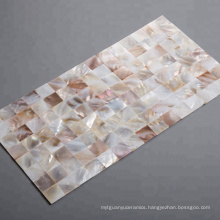Square Wall Tile Natural Mother of Pearl Shell Mosaic